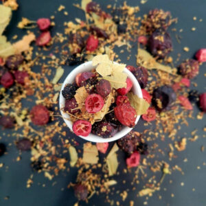 Bieszczadka – owocowo-ziołowa herbata z dziką różą i żurawiną