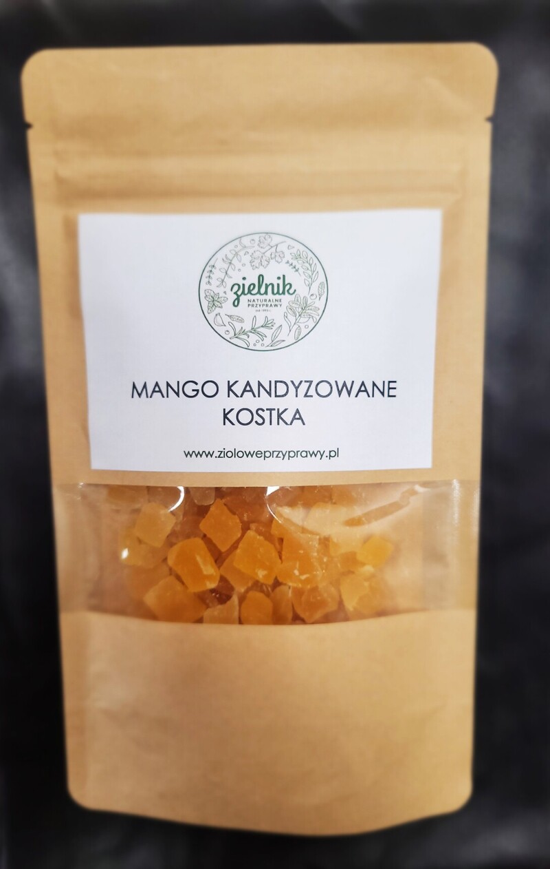 Mango kandyzowane w kostce - obrazek 2